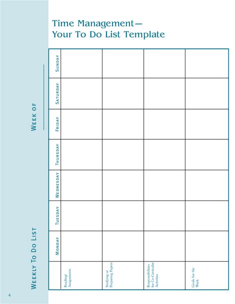 Time Management Template - Edit, Fill, Sign Online | Handypdf