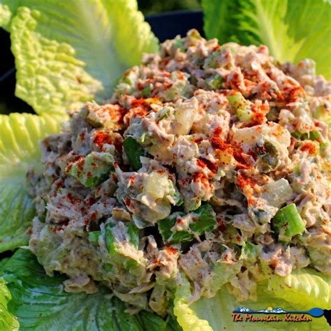 This simple recipe for classic tuna fish salad is made with canned tuna ...