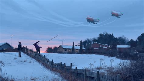 #4531143 #Simon Stålenhag, #artwork wallpaper - Mocah HD Wallpapers