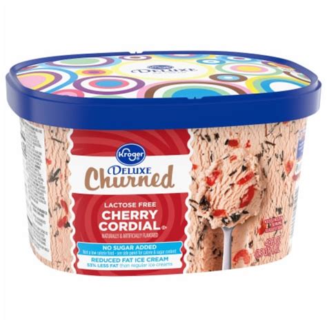 Kroger® Deluxe Churned Lactose Free No Sugar Added Cherry Cordial Ice ...