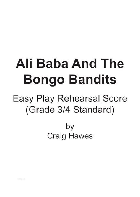 (PDF) Ali Baba And The Bongo Bandits - Musicline sample ali baba… · Ali ...