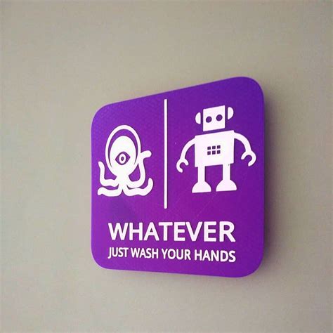 Codever - new restroom signs in Codever thank you Sassy...