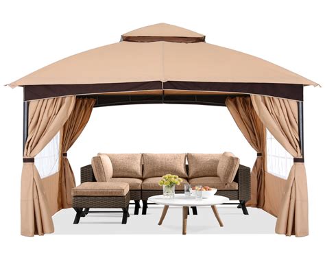 Patio Gazebos with Window Curtains for Outdoor Party Wedding