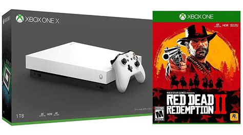 Microsoft Xbox One X White Special Edition RDR2 Bundle: Xbox One X ...