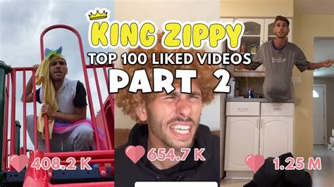 King Zippy Top 100 TikTok Videos | PART 2 of 2 - YouTube