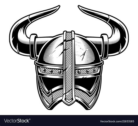 Viking helmet Royalty Free Vector Image - VectorStock , #AFFILIATE, #Royalty, #helmet, #Viking ...