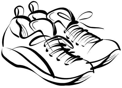 shoes clipart black and white - autocarescarcesa.net