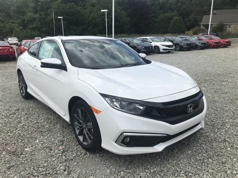 New 2020 Honda Civic Coupe EX in Platinum White Pearl | Greensburg | # ...