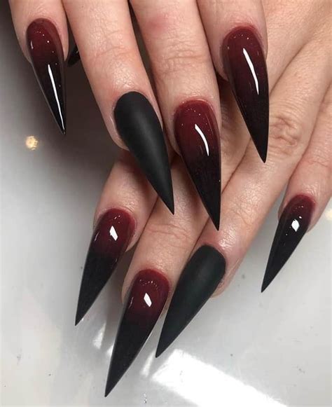 60 Stunning Red & Black Nail Designs You'll Love to Try