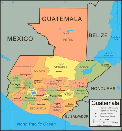 Guatemala Political Map Best Places To Visit In The Country The Maps ...