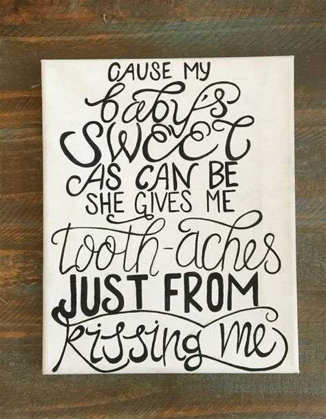 Hozier Work Song Lyric Hand Painted Canvas