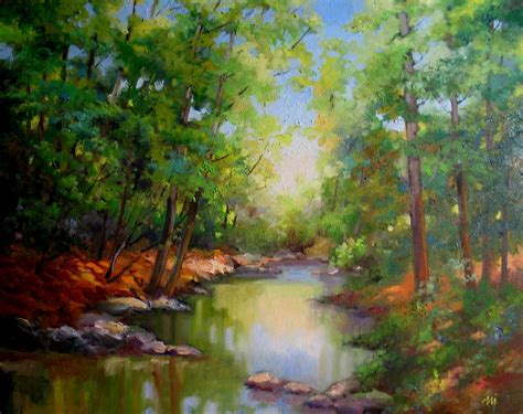 Nel's Everyday Painting: Forest Revised - SOLD