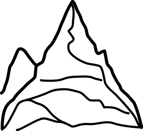 Chain Of Mountains Clip Art at Clker.com - vector clip art online, royalty free & public domain