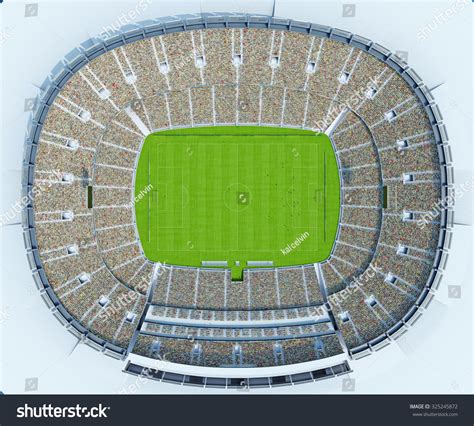 Football Stadium Top View Stock Illustration 325245872 | Shutterstock