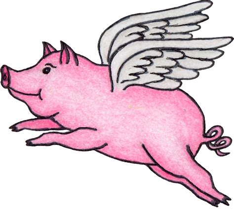 Flying Pig Clipart | Free download on ClipArtMag