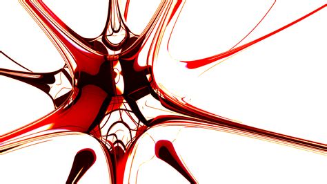 Abstract Shapes HD, Digital Art, 3D, Red, CGI, HD Wallpaper | Rare Gallery