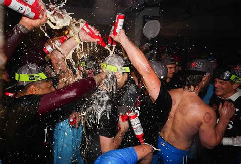 Philadelphia Phillies Celebrate Win with Wild Celebration — See the Photos!