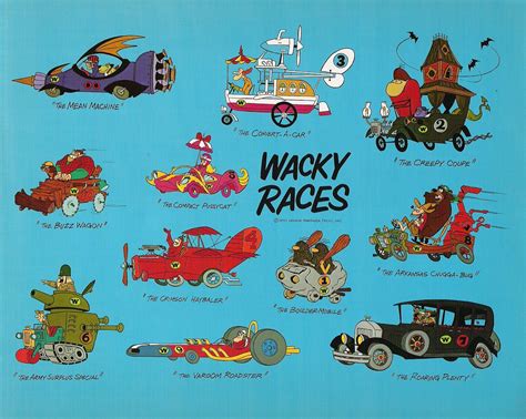 XVON - Image - wacky races characters