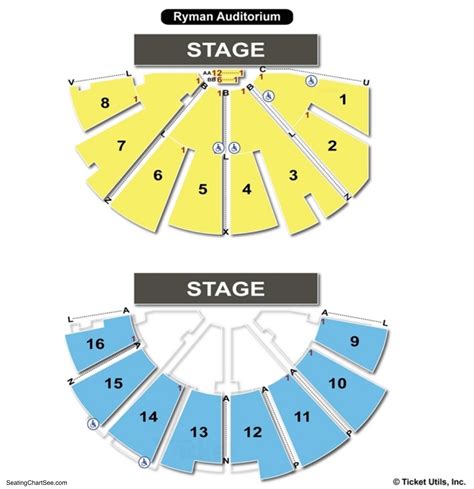 Ryman Auditorium Seating Charts & Views | Games Answers & Cheats