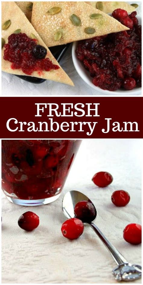 Fresh Cranberry Jam - Recipe Girl