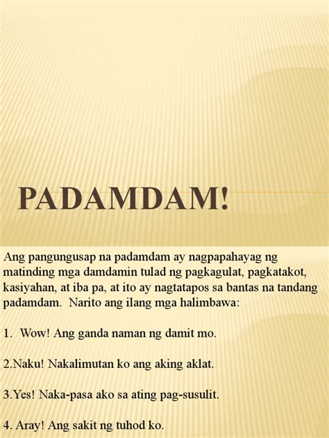 PADAMDAM! (Autosaved) | PDF