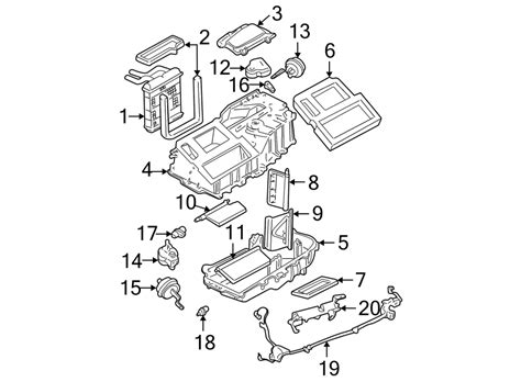 2003 Gmc Sonoma Hvac mode door lever link. 1998-05, defrost - 52487574 ...