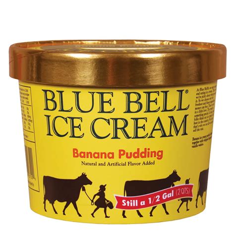 Blue Bell Banana Pudding Ice Cream - Shop Ice Cream at H-E-B