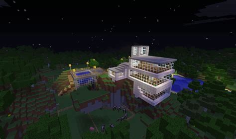 Modern Home plus Animal Farm Minecraft Map