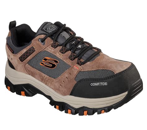 Skechers Work Men's Greetah Composite Toe Safety Work Shoes - Walmart ...