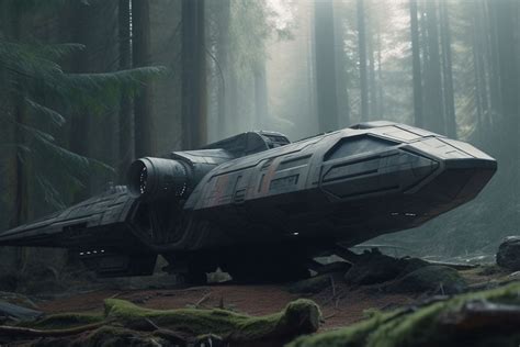 Landing on Endor by wonderlandartworks on DeviantArt