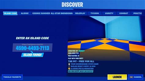 The Pit Fortnite: Map code, all challenges, and rewards