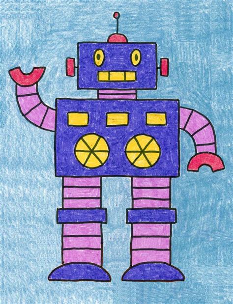 How to Draw a Robot · Art Projects for Kids - Kids Fashion Health Education