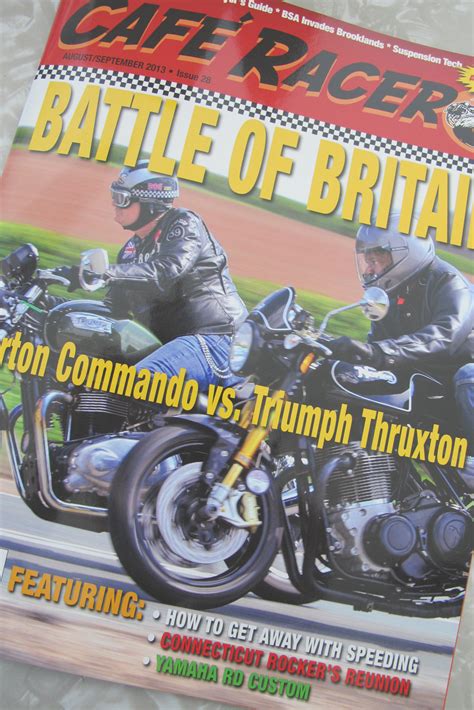 union GFTP: August/September issue of Cafe Racer Magazine - built that bike over 5 years ago and ...