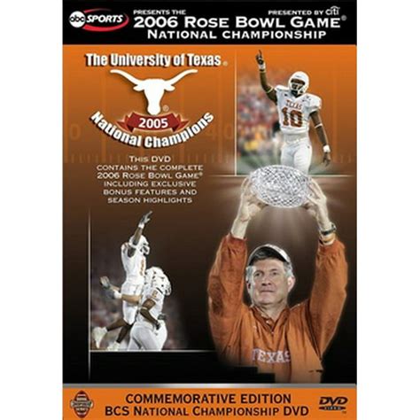 2006 Rose Bowl: Texas vs. USC (DVD) - Walmart.com