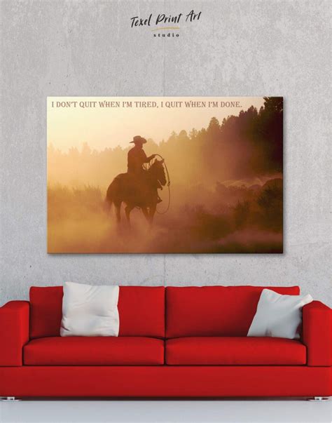 Cowboy Canvas Wall Art | TexelPrintArt