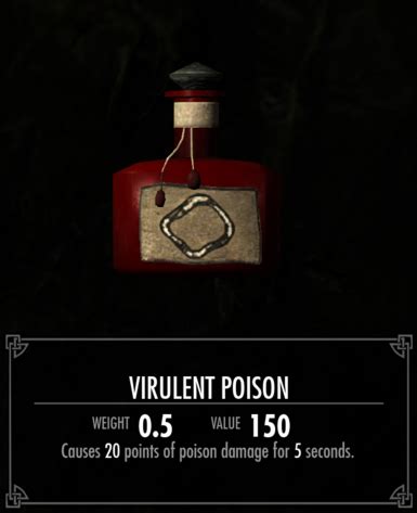 Skyrim Deadly Poison Recipe | Deporecipe.co