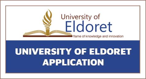 University of Eldoret Application for Admission - Nangmak Media