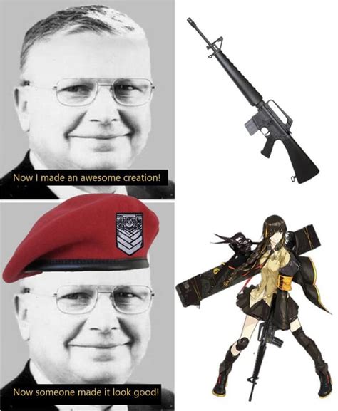 Happy Birthday to Eugene Stoner, aka the inventor of the M16. : r/girlsfrontline