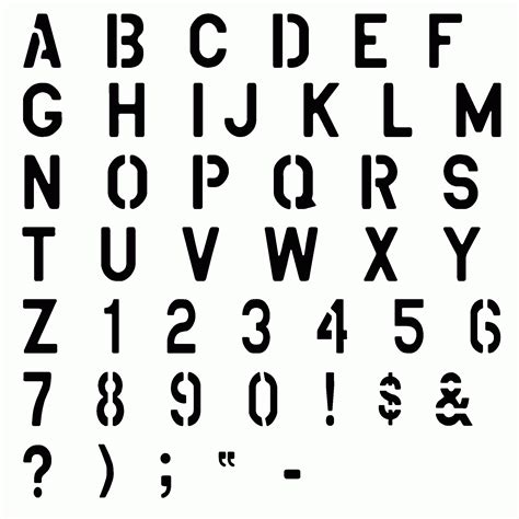 10 Beautiful Free Stencil Fonts (Perfect For Signs!) | Cricuit Help - Free Printable Fonts ...