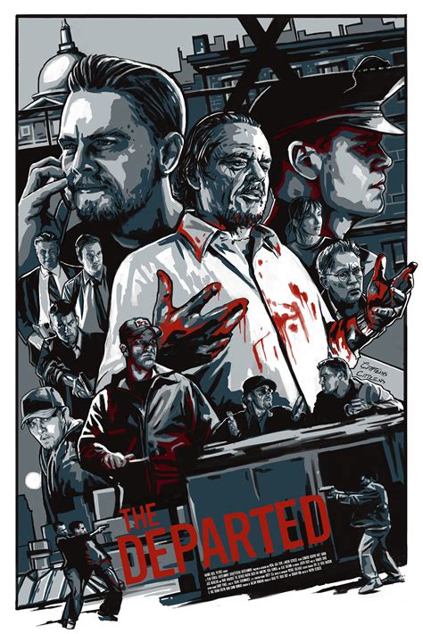 The Departed: Silkscreened Film Poster on Behance