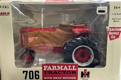 1/16 IH Farmall 706 Gas Narrow Front Tractor with Brown Heat Houser, TSC Edition - Ertl (2010 ...