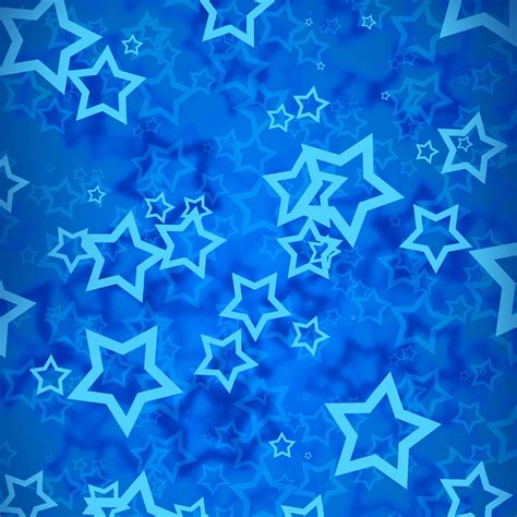 Blue Stars Background Wallpaper