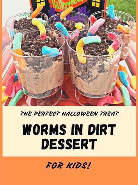 Worms In Dirt Dessert Will Make Your Kids' Halloween Extra Creepy And ...