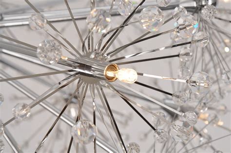UNITARY BRAND Contemporary Globe Crystal Pendant Light Max 120W With 1 | unitarylighting