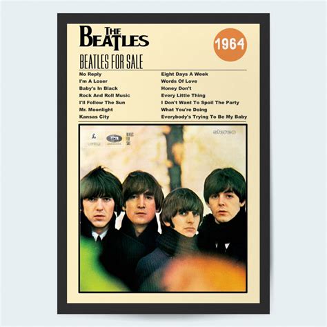 The Beatles Beatles For Sale Fine Art Album Poster