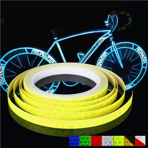 Bicycle Reflector Fluorescent MTB Bike Bicycle Cycling Motorcycle Reflective Stickers Safety ...