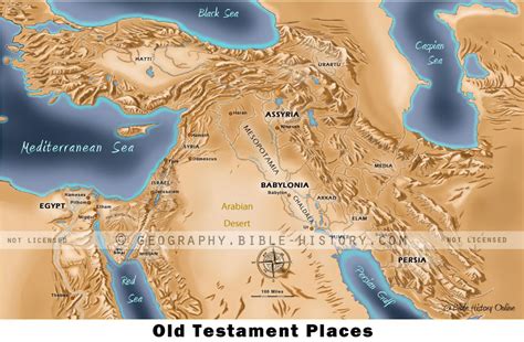 Old Testament Geography Map