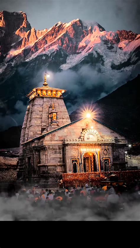 1920x1080px, 1080P free download | Kedarnath Mandir, night view, view ...