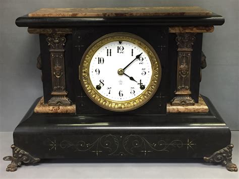 Seth Thomas Mantel Clock circa 1900 | Vintage clock, Clock, Mantel clock