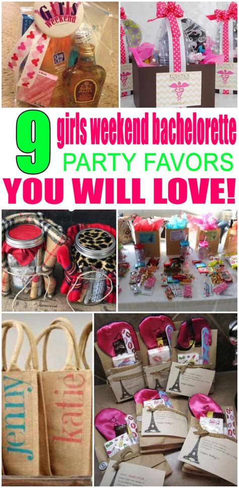 Girls Weekend Bachelorette Party Favors